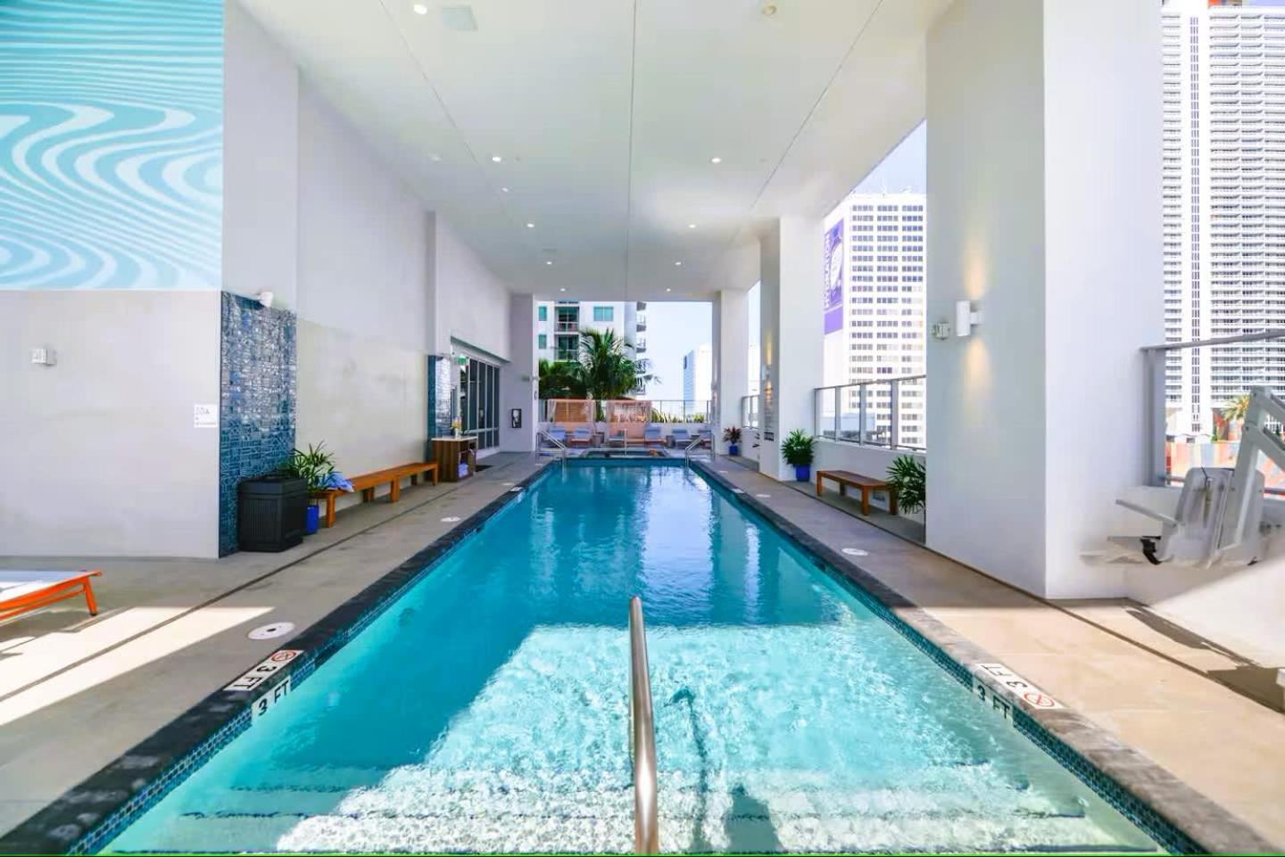 Heart Of Downtown Miami Studio Pool & Gym Appartement Buitenkant foto